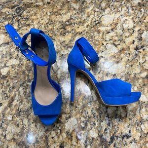 Gianni Bini Blue Platform Heels